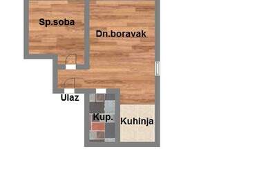 Jednoiposoban stan, Novi Sad, Novo Naselje, prodaja, 38m2, 87800e, id954626